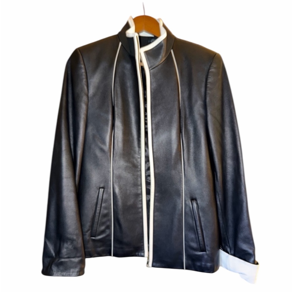 Yigal Azrouel Elegant Black Leather Jacket